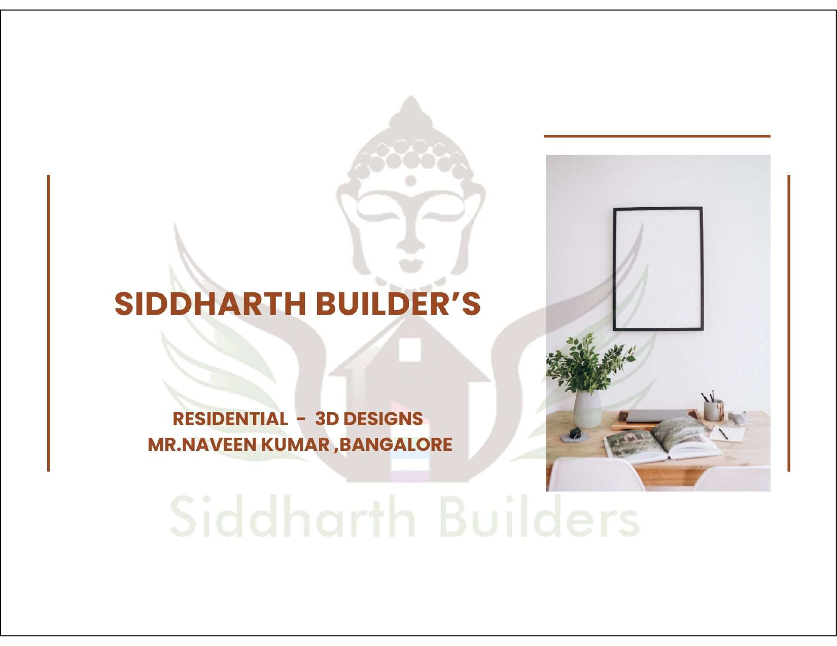 Siddharth Infra and Interior - 3D Portfolio | Premium Construction